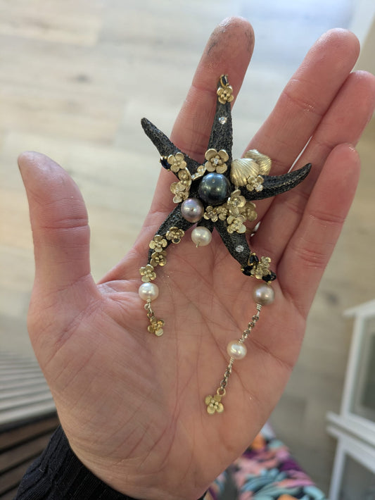 Broche zeester