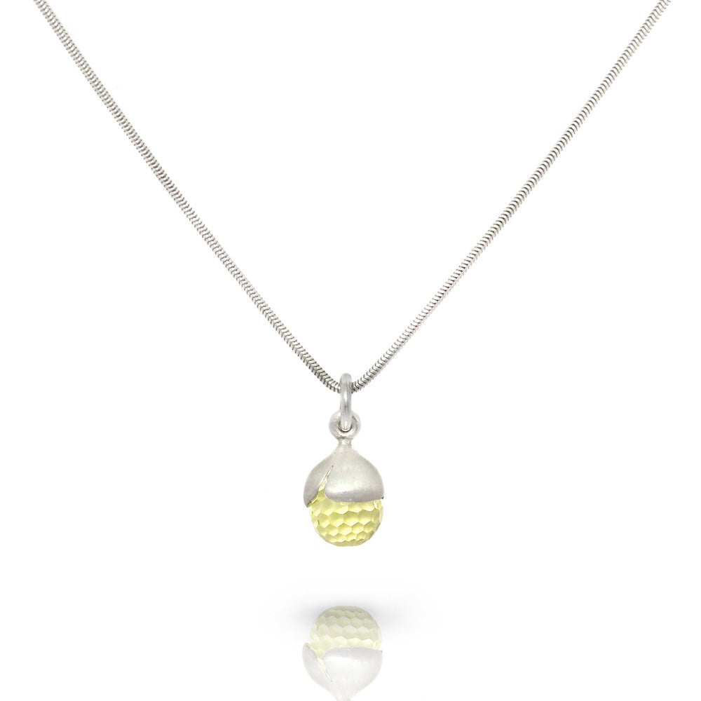 Flower buds large, exclusive necklace