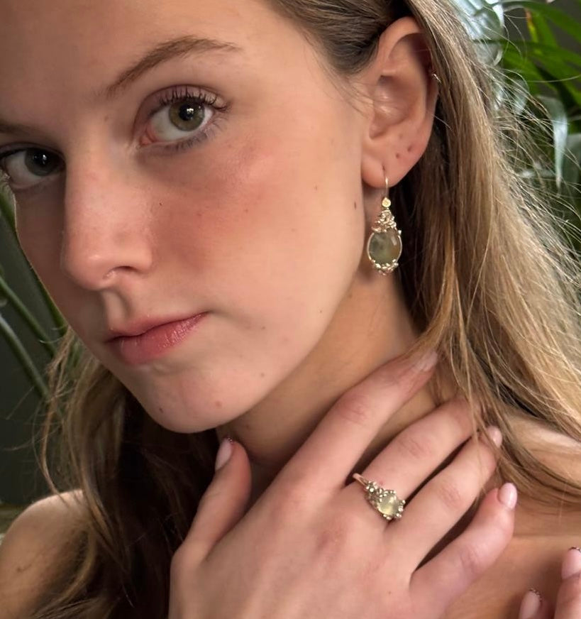 Dunes’ Kiss ring met Prehniet