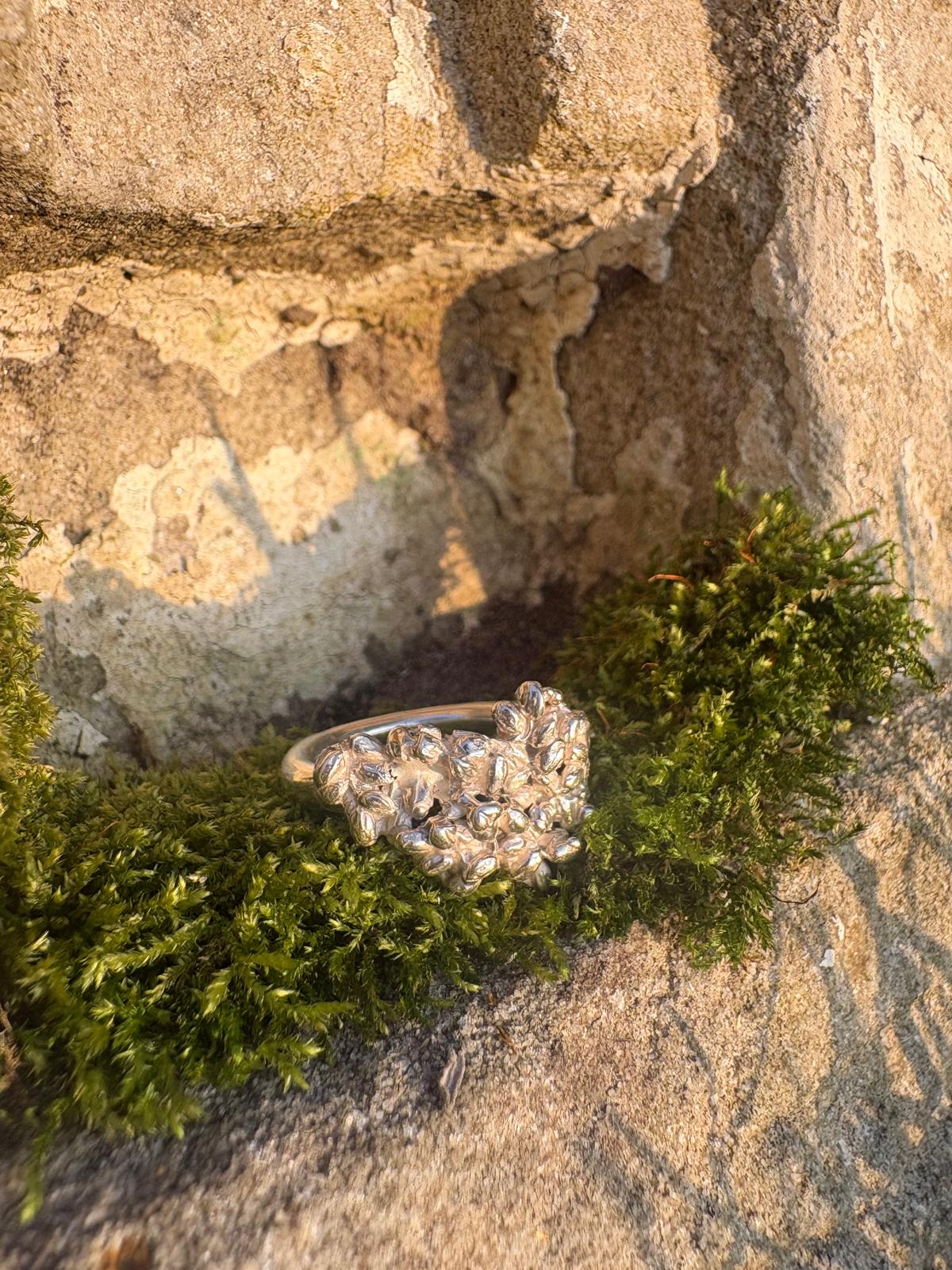 Robuster Dunes’ Kiss Ring Silber