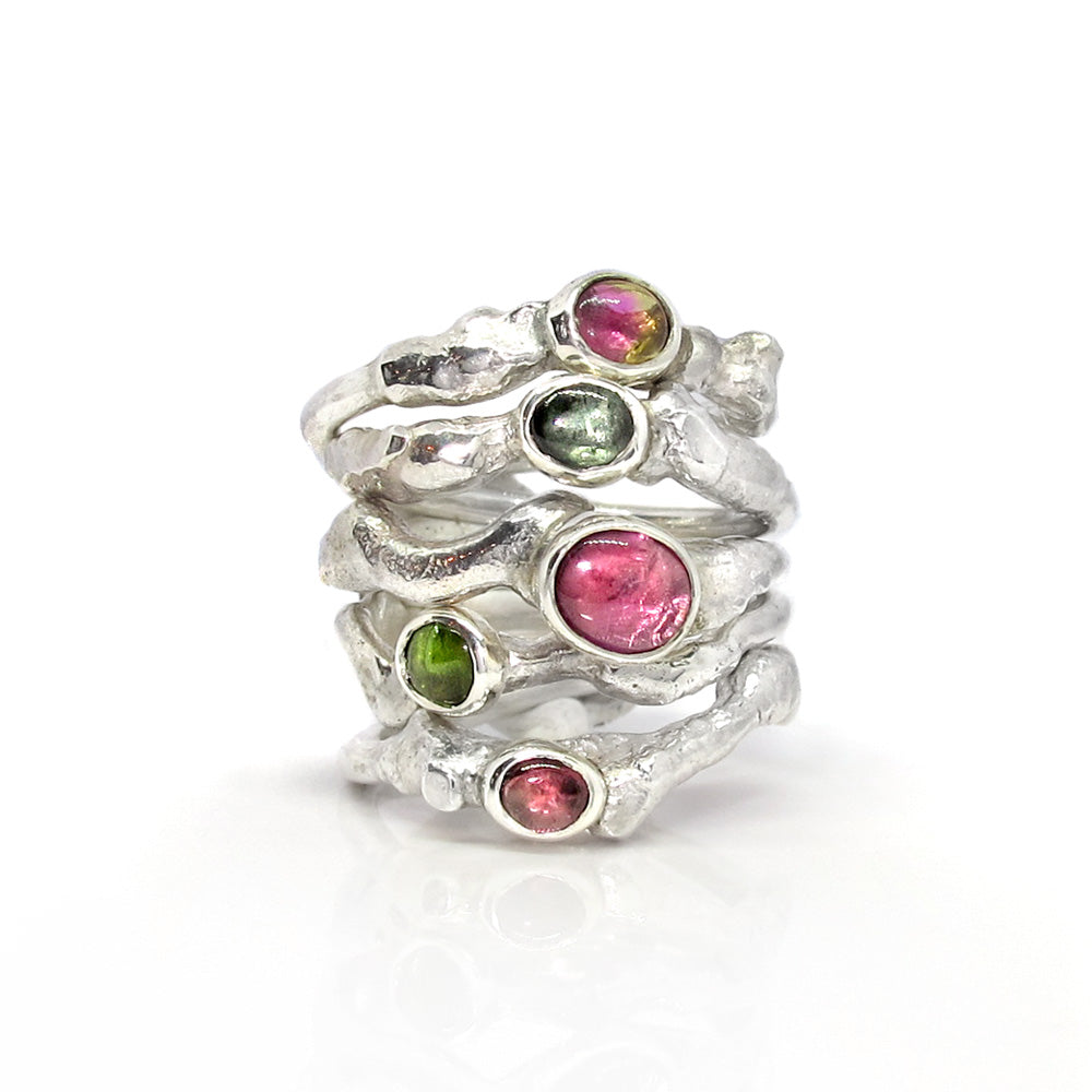 Rosa Turmalinring