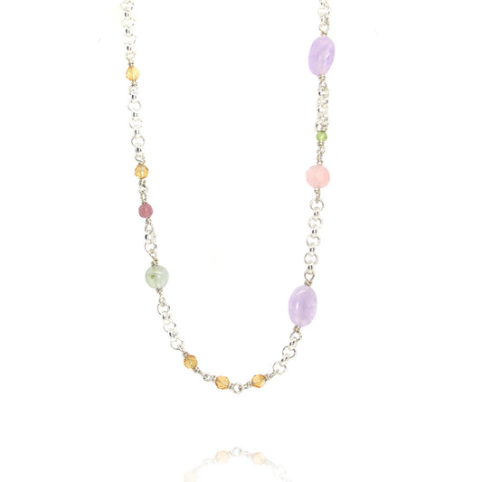 Collier met edelstenen