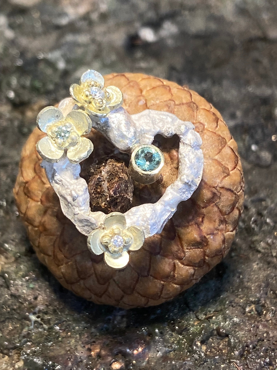 In process: robuuste zilveren hartjes