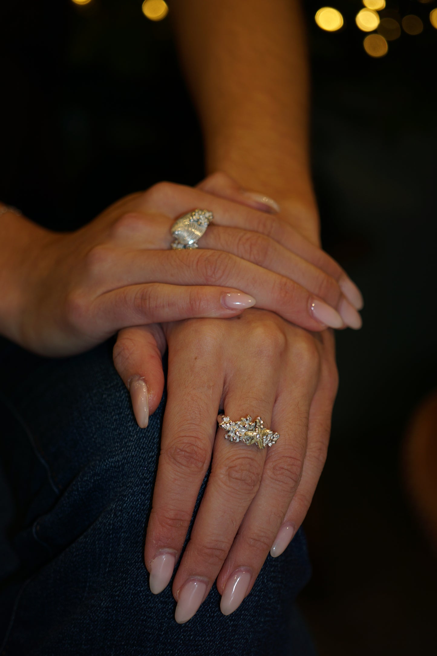 Zilveren Dunes’ Kiss met gouden zeester