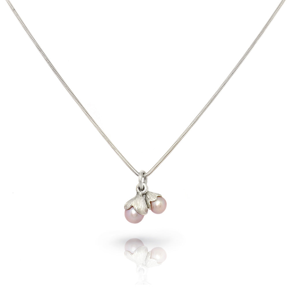 Combinatie flower buds inclusief collier