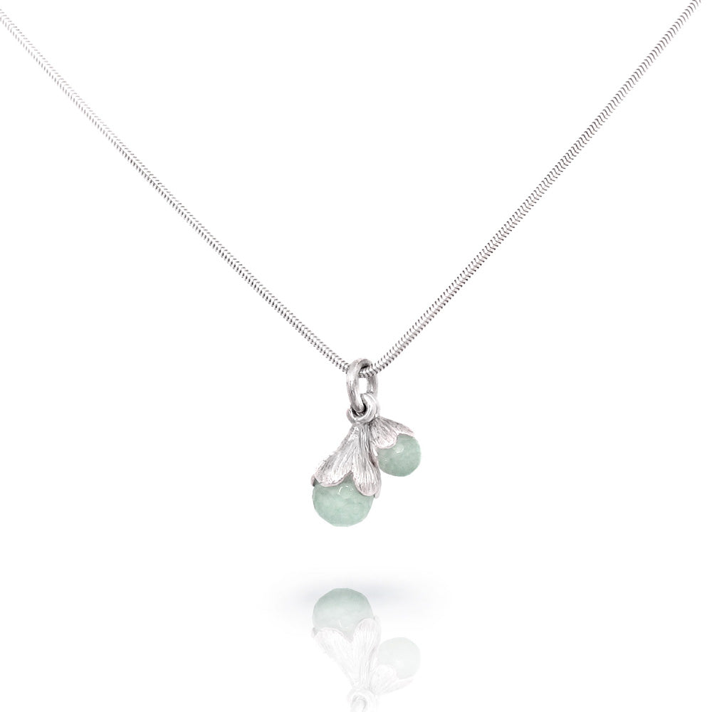 Combinatie flower buds inclusief collier