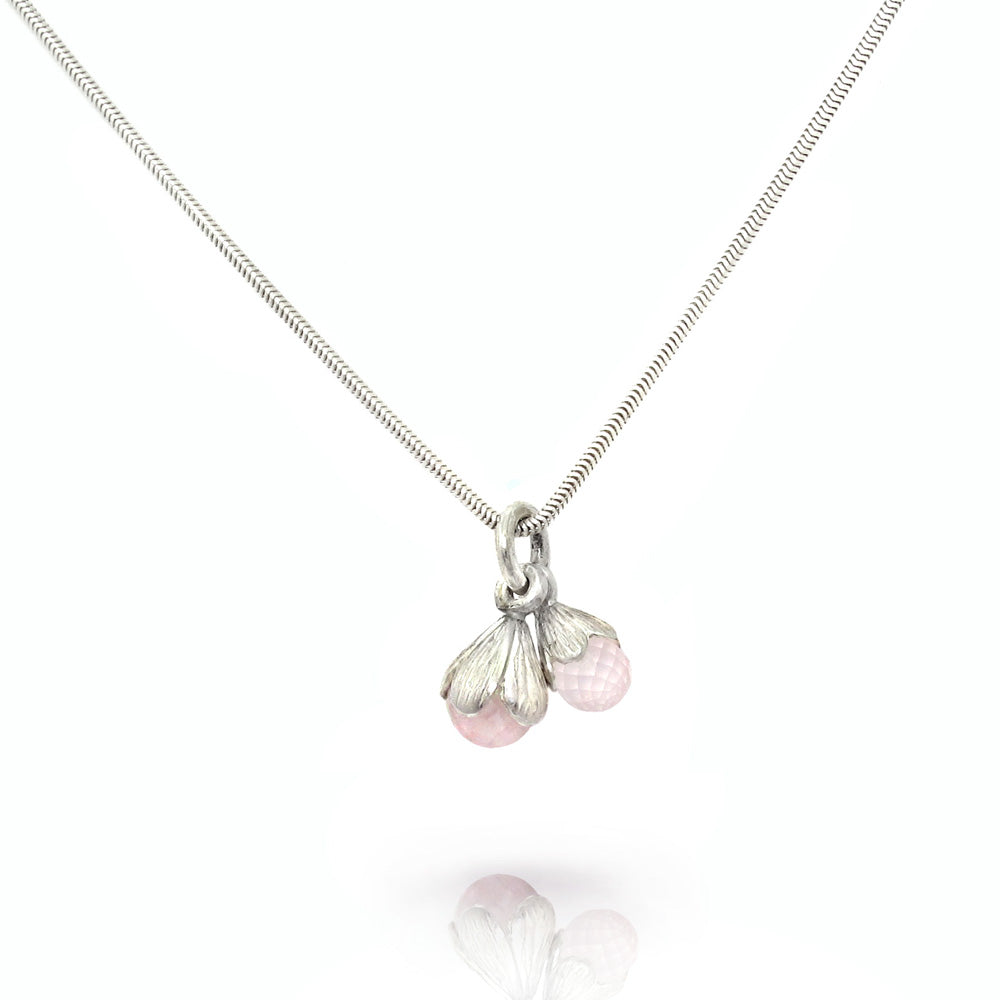 Combinatie flower buds inclusief collier