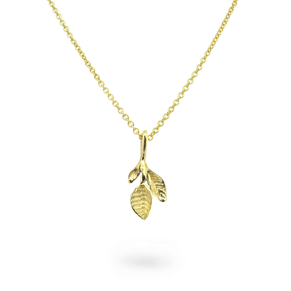 Hanger blaadjes goud