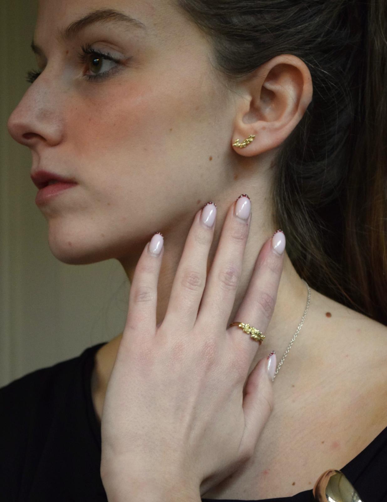 Gouden oorsieraden Dunes’ Kiss