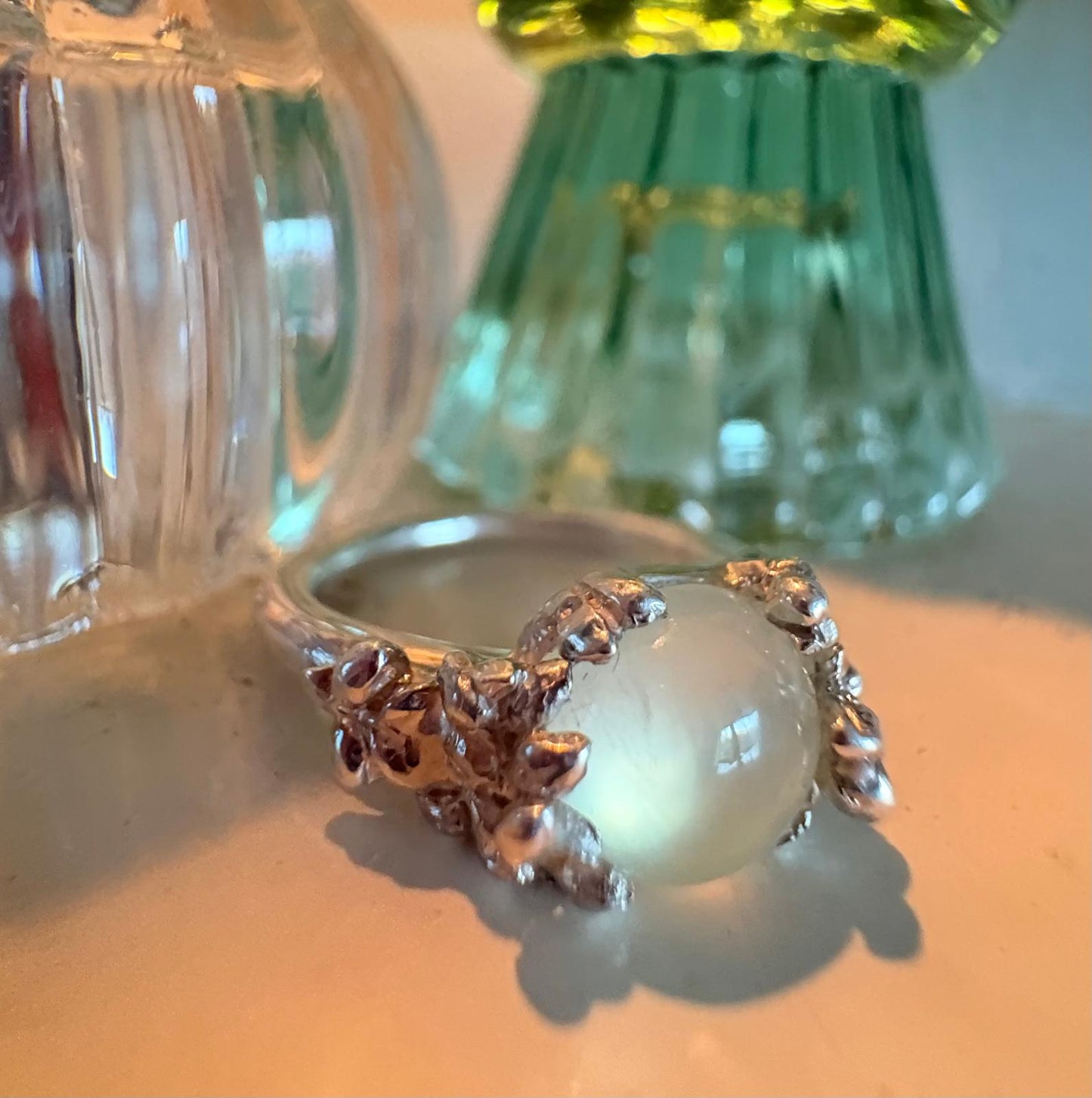 Dunes’ Kiss ring met Prehniet