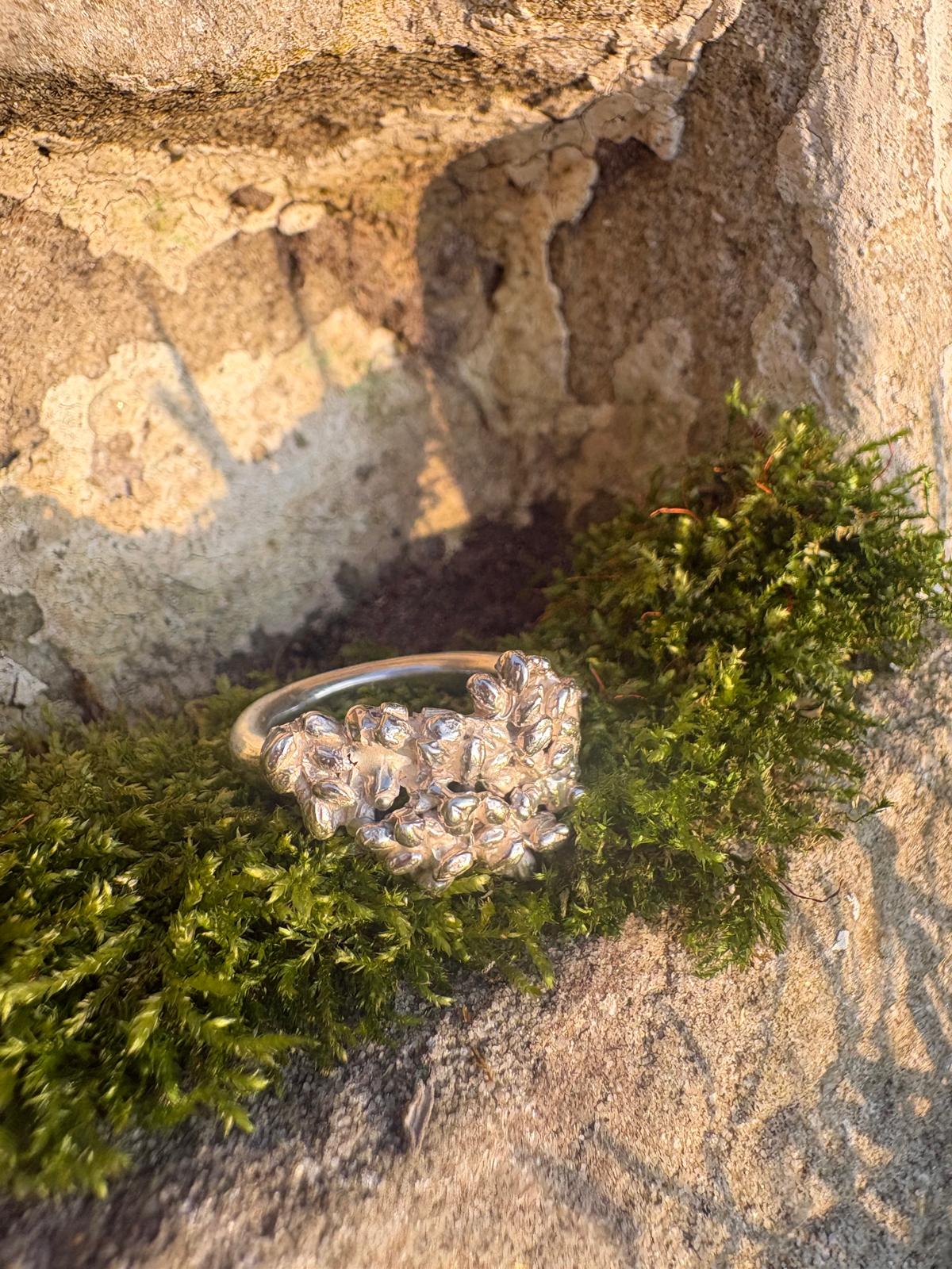 Robuster Dunes’ Kiss Ring Silber