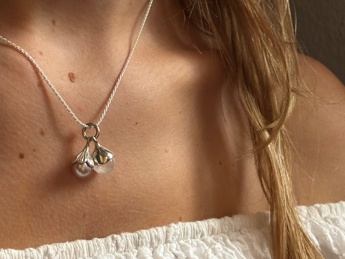Flower buds middelgroot, exclusief collier