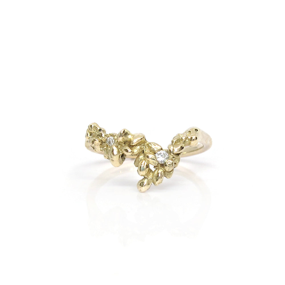 Goldring Dunes' Kiss mit Diamanten