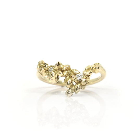 Goldring Dunes' Kiss mit Diamanten