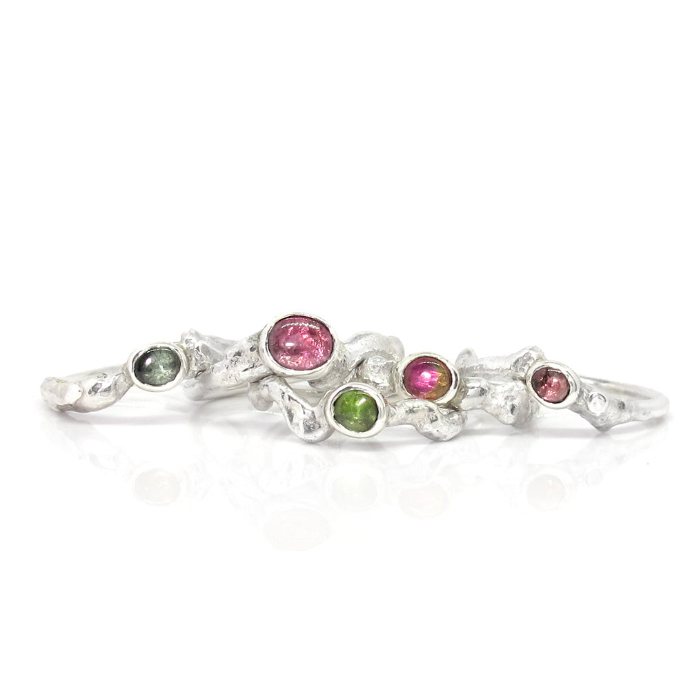 Rosa Turmalinring