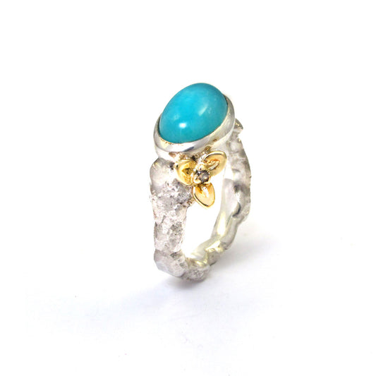 Silber-Gold-Ring