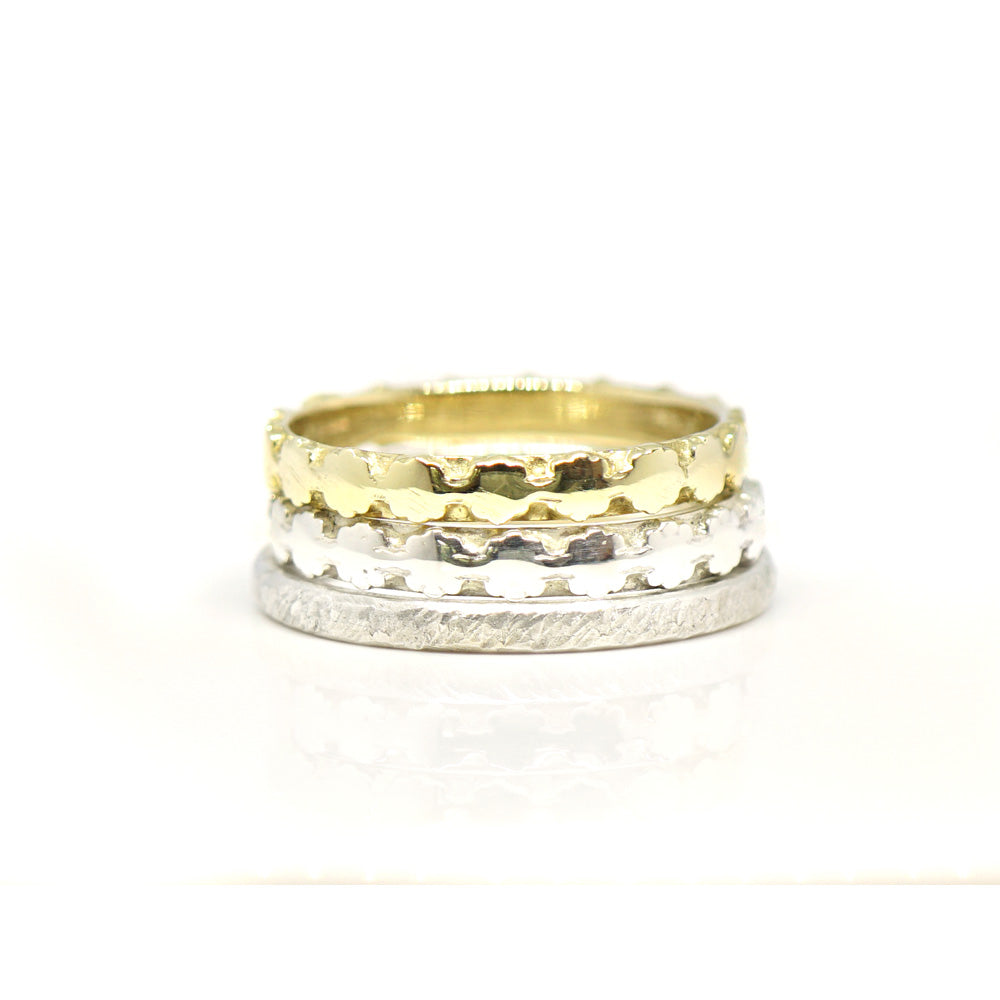 Gouden bloemetjes ring